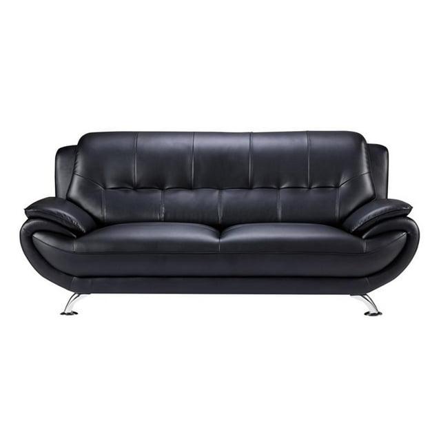 AE208 Black Color With Sofa Faux and Bonded Leather