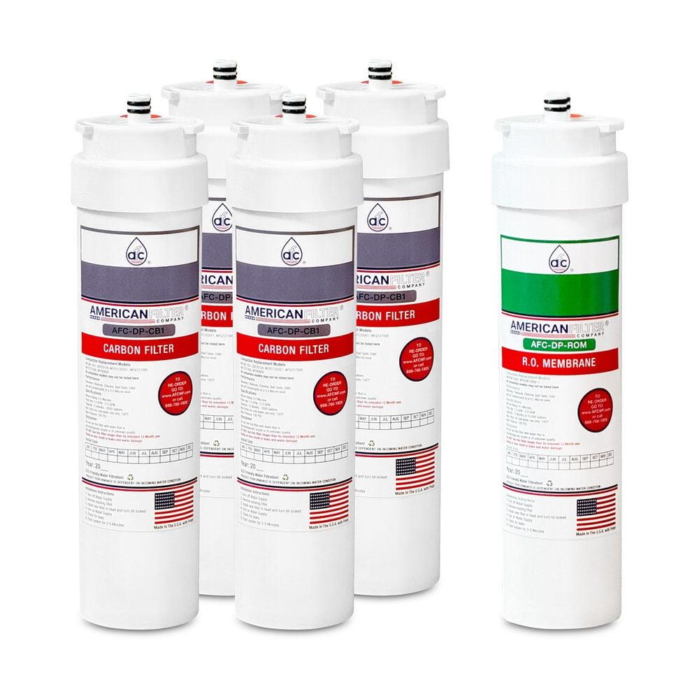 AFC® # AFC-DP-CB1, Compatible with Dupont® WFQTC3000 water filter cartridge -Made in U.S.A. - 1 Year Pack includes AFC-DP-CB1 (4 of them) , AFC-DP-ROM (1 of them)