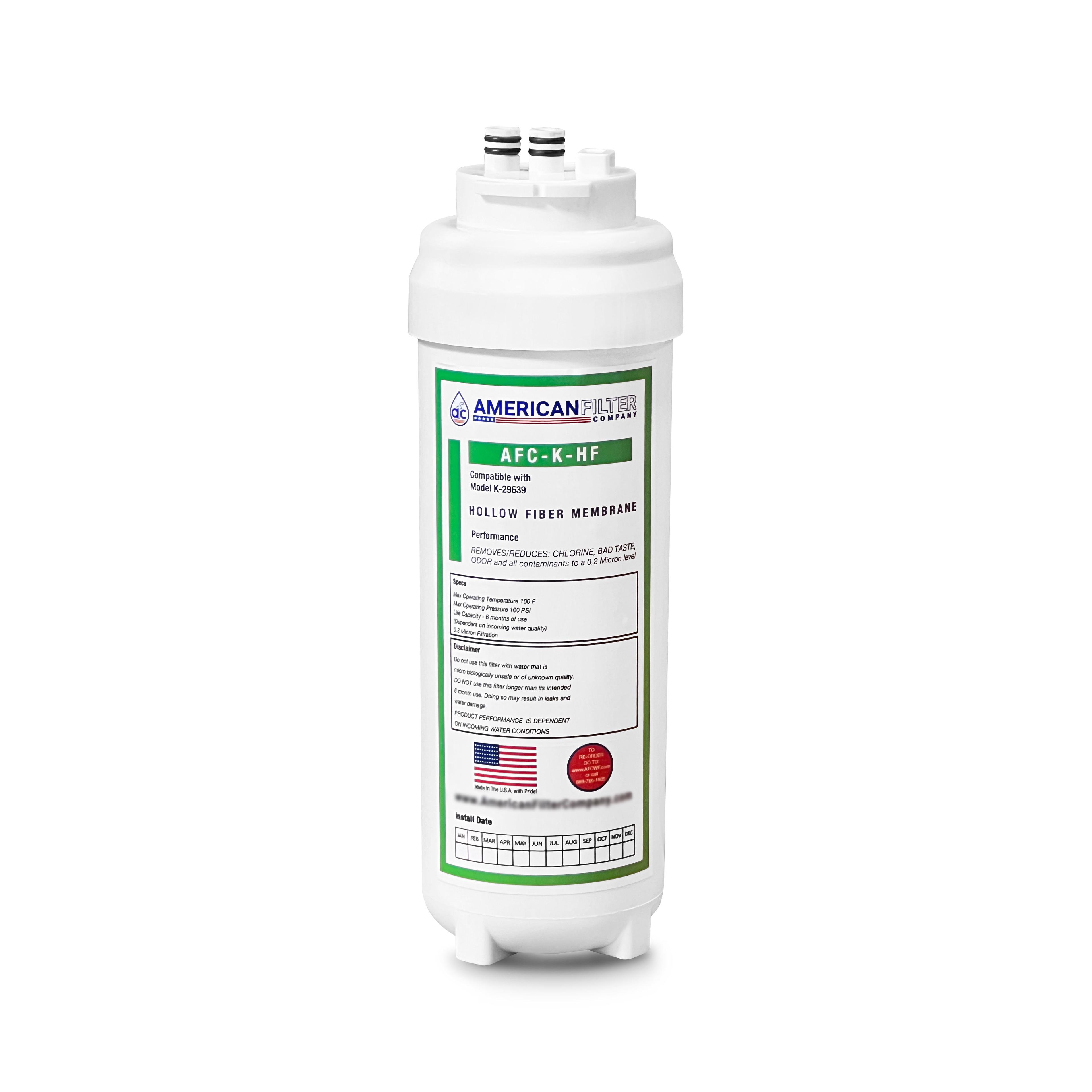 AFC Brand Water Filters, Compatible with Kohler K-77687 Water Filters (made by AFC)