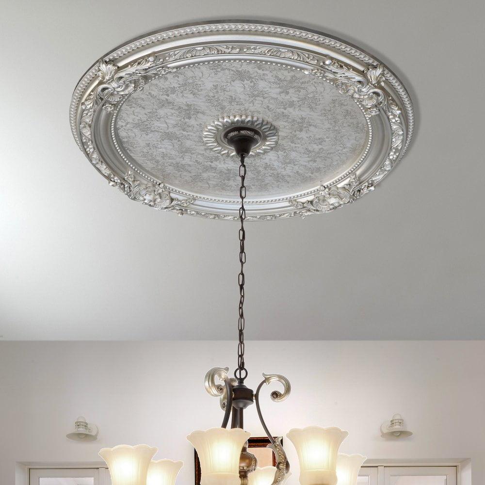 Round Chandelier Ceiling Medallion