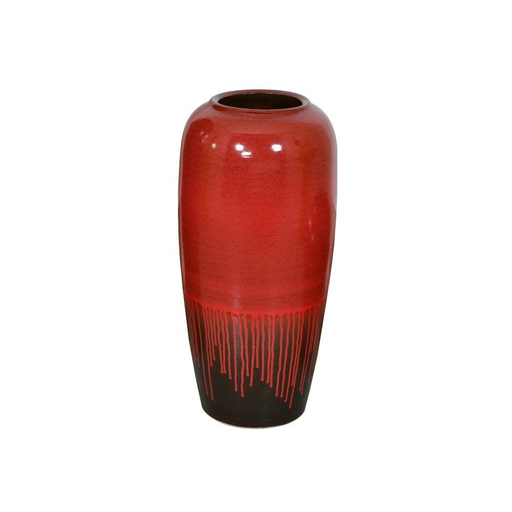 Adobe Medium Ceramic Vase - Red