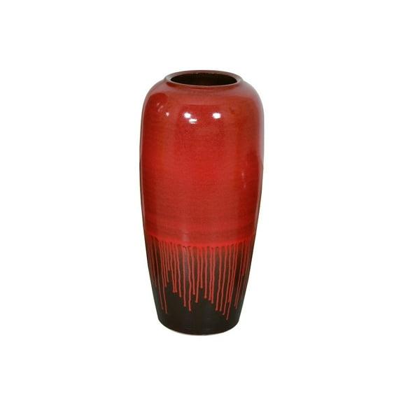 Adobe Medium Ceramic Vase - Red
