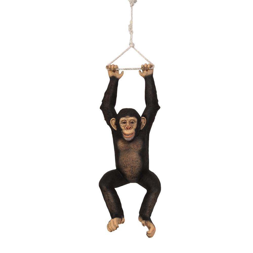 Hanging Jungle Jimmy Ceramic Monkey Statue