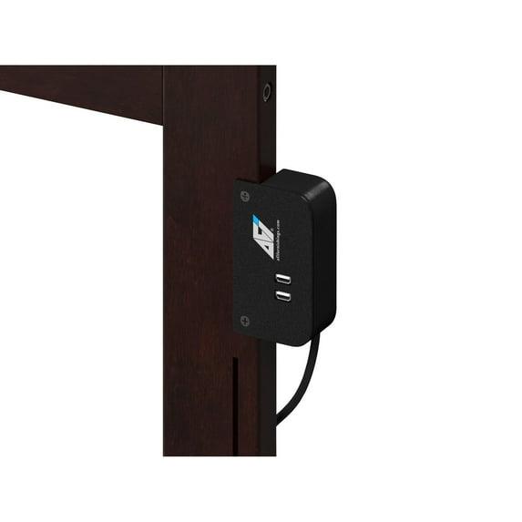 AFI Furnishings Madison Full Headboard with Turbo Charger in Espresso