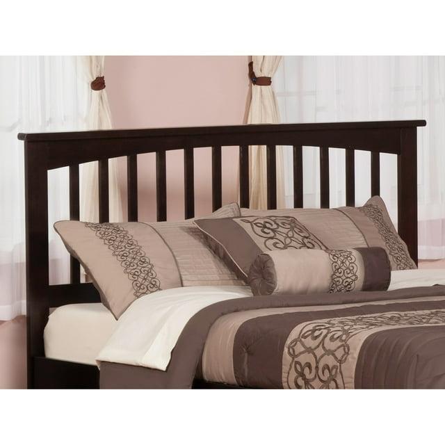 AFI Furnishings Mission Queen Headboard with Turbo Charger in Espresso
