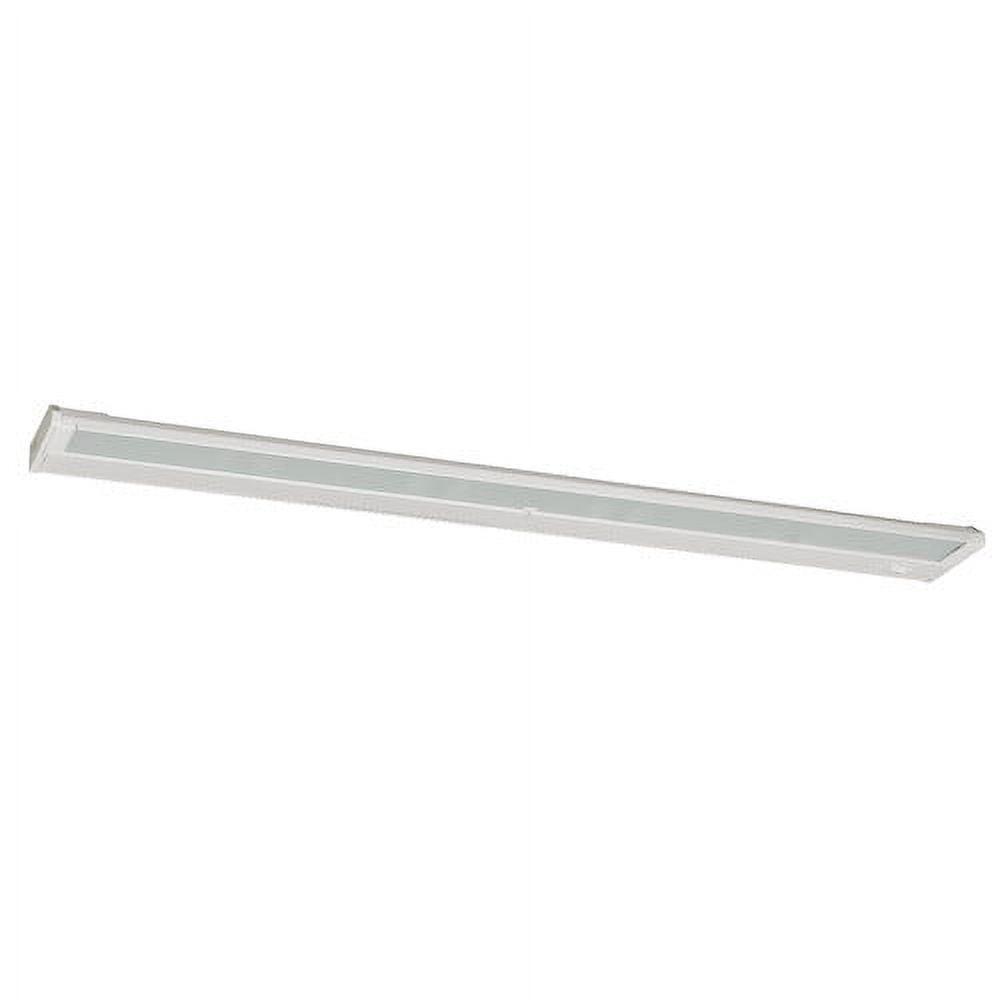 White 40'' Xenon Under Cabinet Light Bar with Clear Glass Diffuser