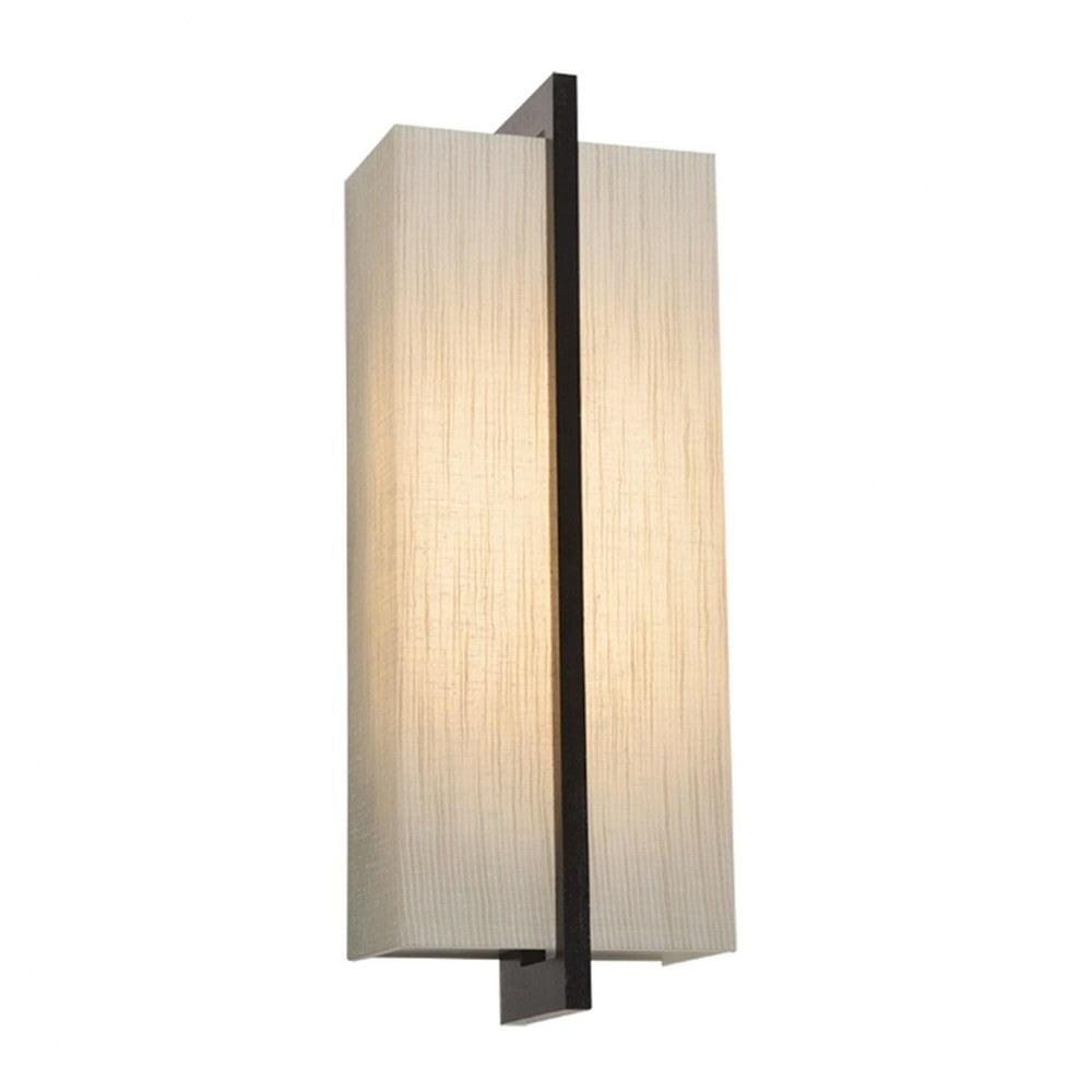 Bronze Dimmable Direct Wired Electric Wall Sconce