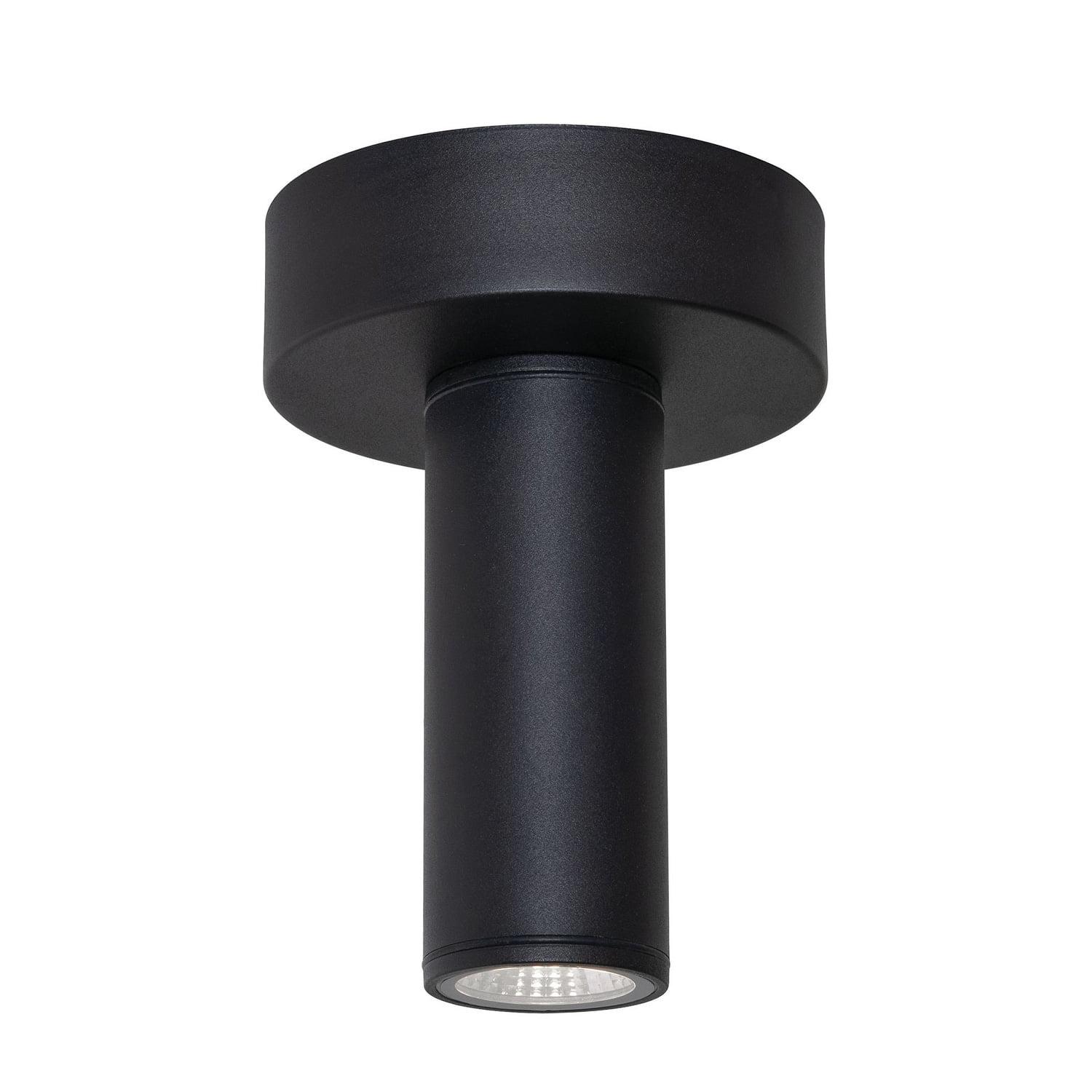 Beverly Black Aluminum 8" LED Outdoor Flush Mount