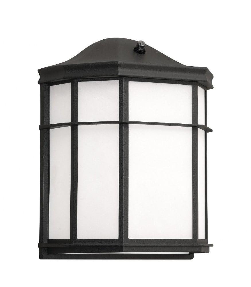 Bristol Black Resin 10" LED Outdoor Wall Sconce