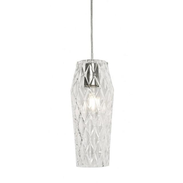 AFX - Candice - 1 Light Pendant-Clear Finish    -Traditional Installation
