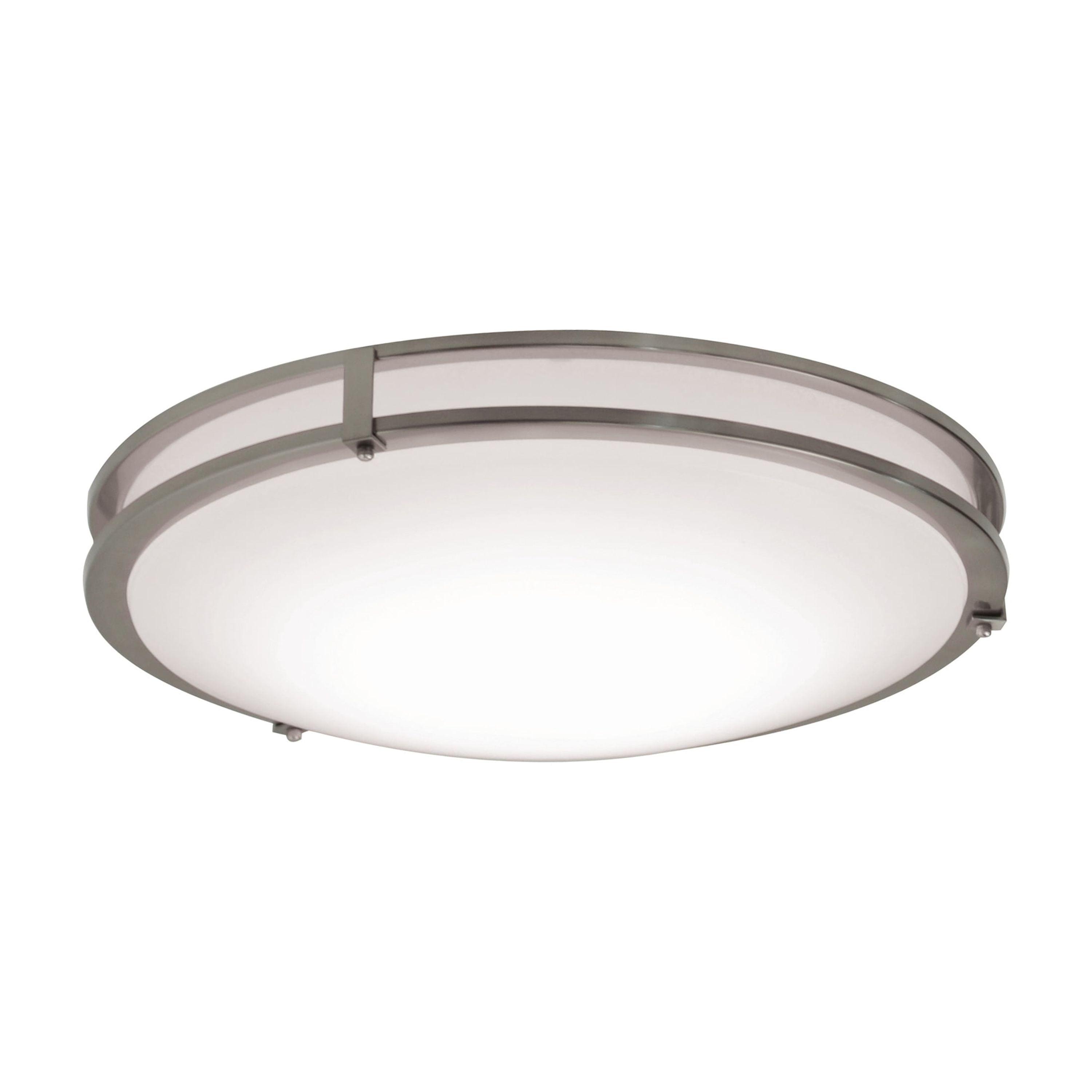 AFX Carlisle Flush LED Light in Satin Nickel