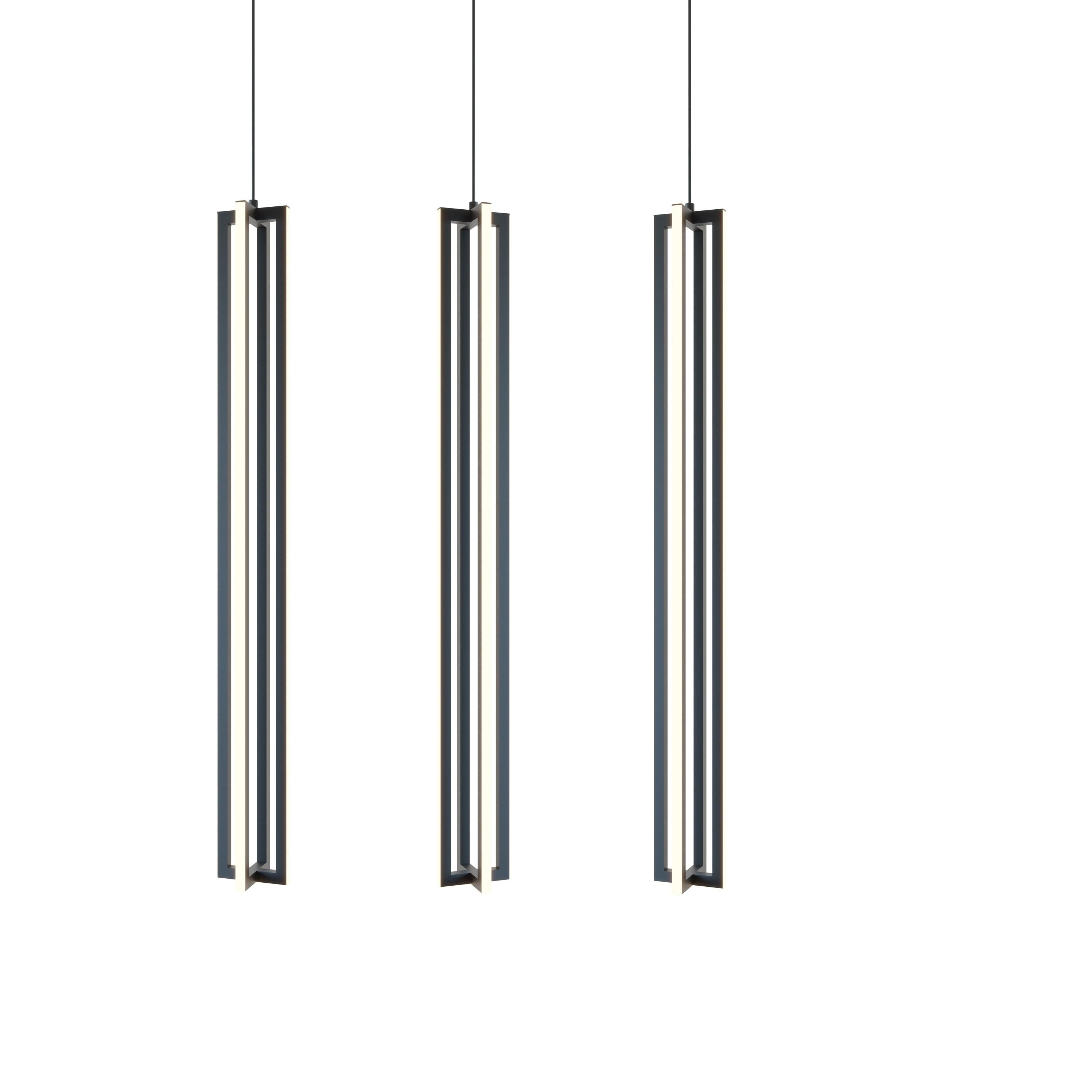 AFX Cass 3 Light Medium Linear Pendant Black N/A N/A