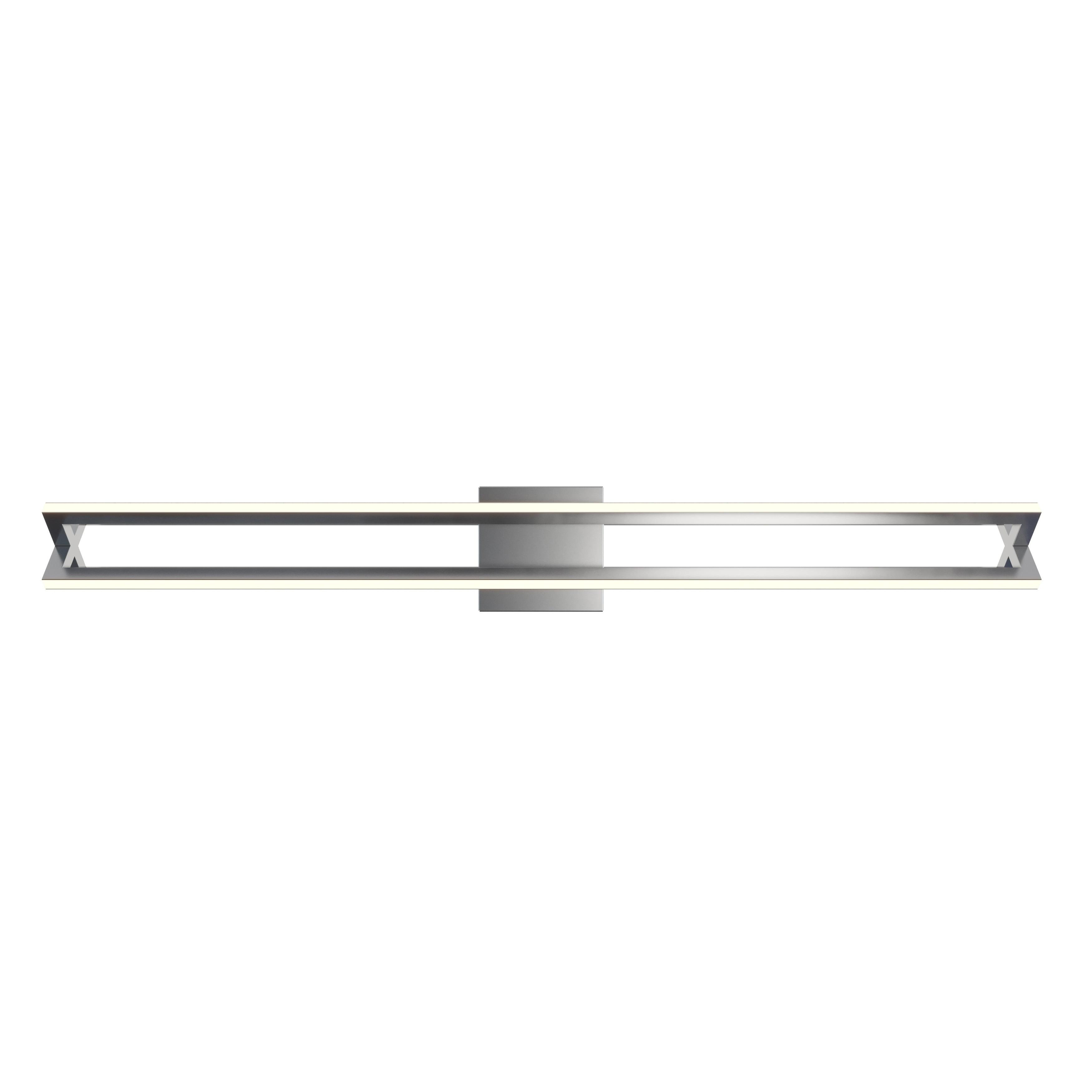 Cass 36-Inch Satin Nickel LED Vanity Light