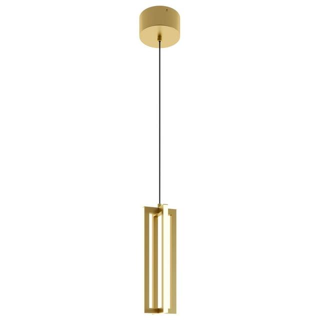 AFX Cass 4" Wide Gold LED Linear Mini Pendant