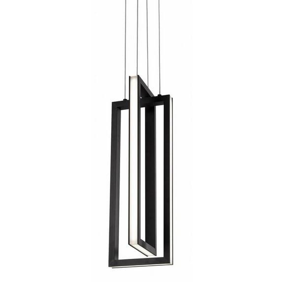 AFX - Cole - 2 Light Pendant-Black Finish
