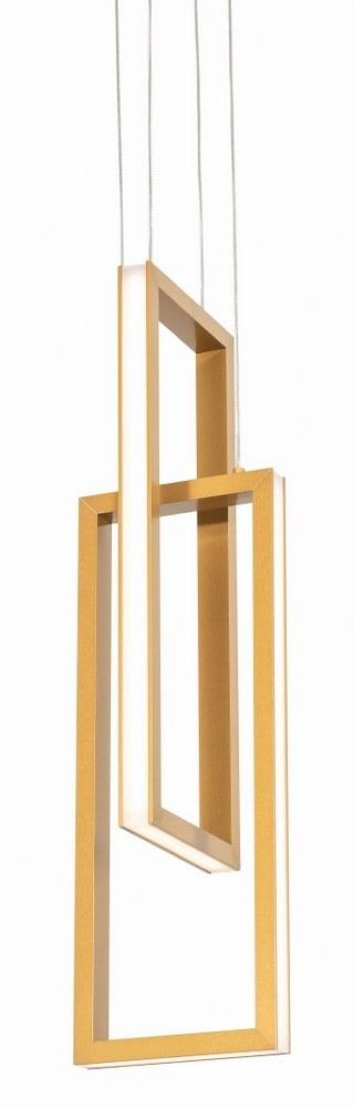 AFX - Cole - 2 Light Pendant-Gold Finish