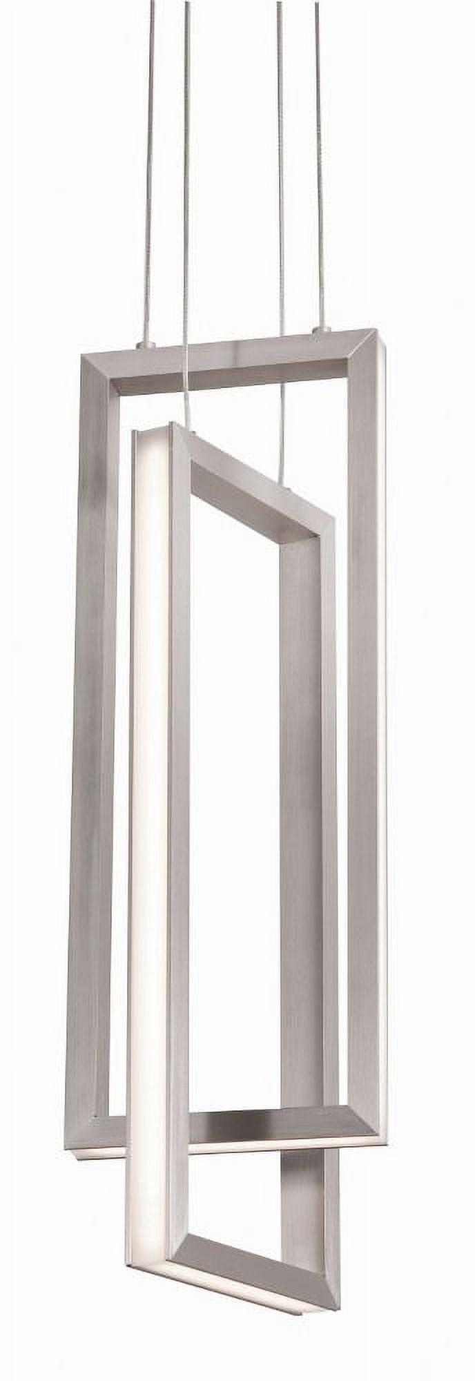 AFX - Cole - 2 Light Pendant-Satin Nickel Finish