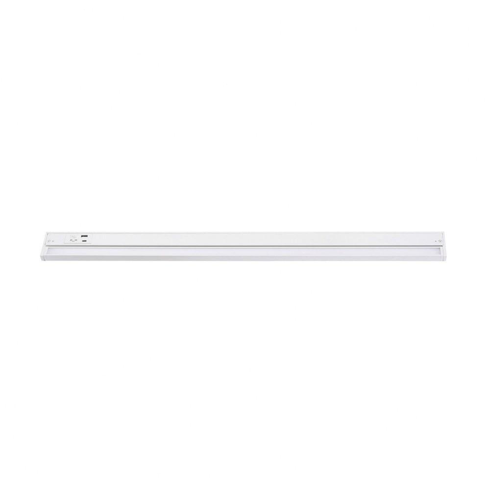 Elena 32" White LED Undercabinet Light with Frosted Acrylic Diffuser