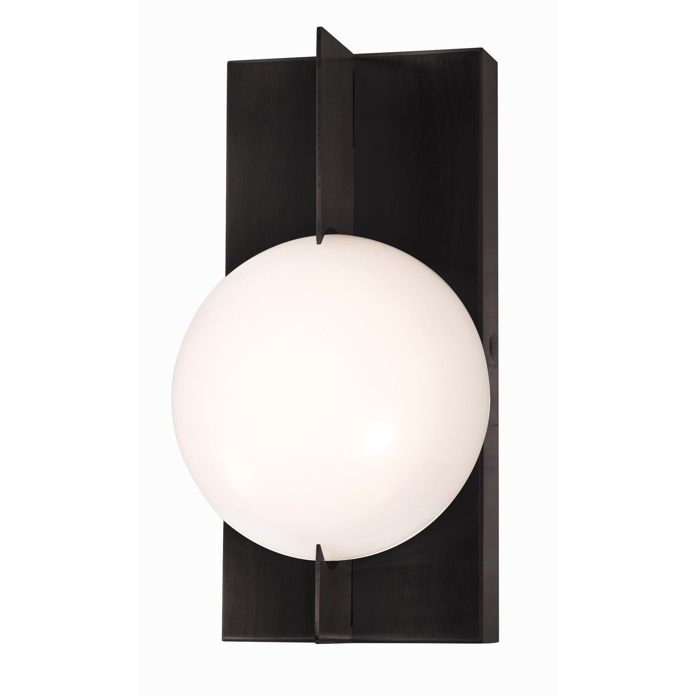 Black Steel 10" Dimmable LED Wall Sconce