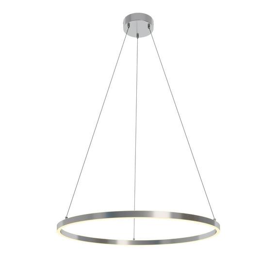 Afx Glop36L30d1 Glo Lámpara de Araña con Anillo Led de 2 Luces y 36" de Ancho - Níquel