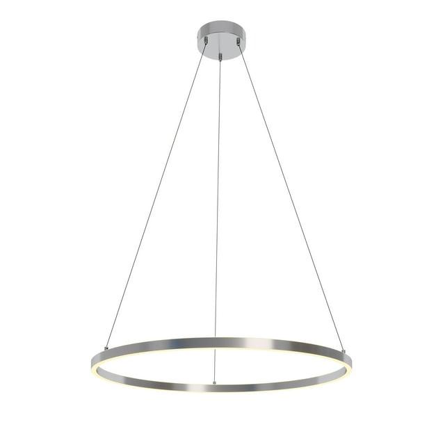 AFX Glo 36" LED Pendant Light - 3000K - 35.57"Dia x 1.42"H Satin Nickel Satin Nickel