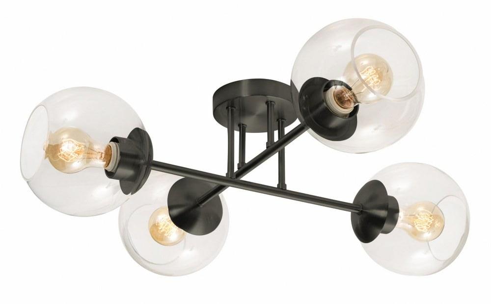 AFX - Jamie 4- Light Ceiling Semi Flush in Contemporary-Modern-Transitional