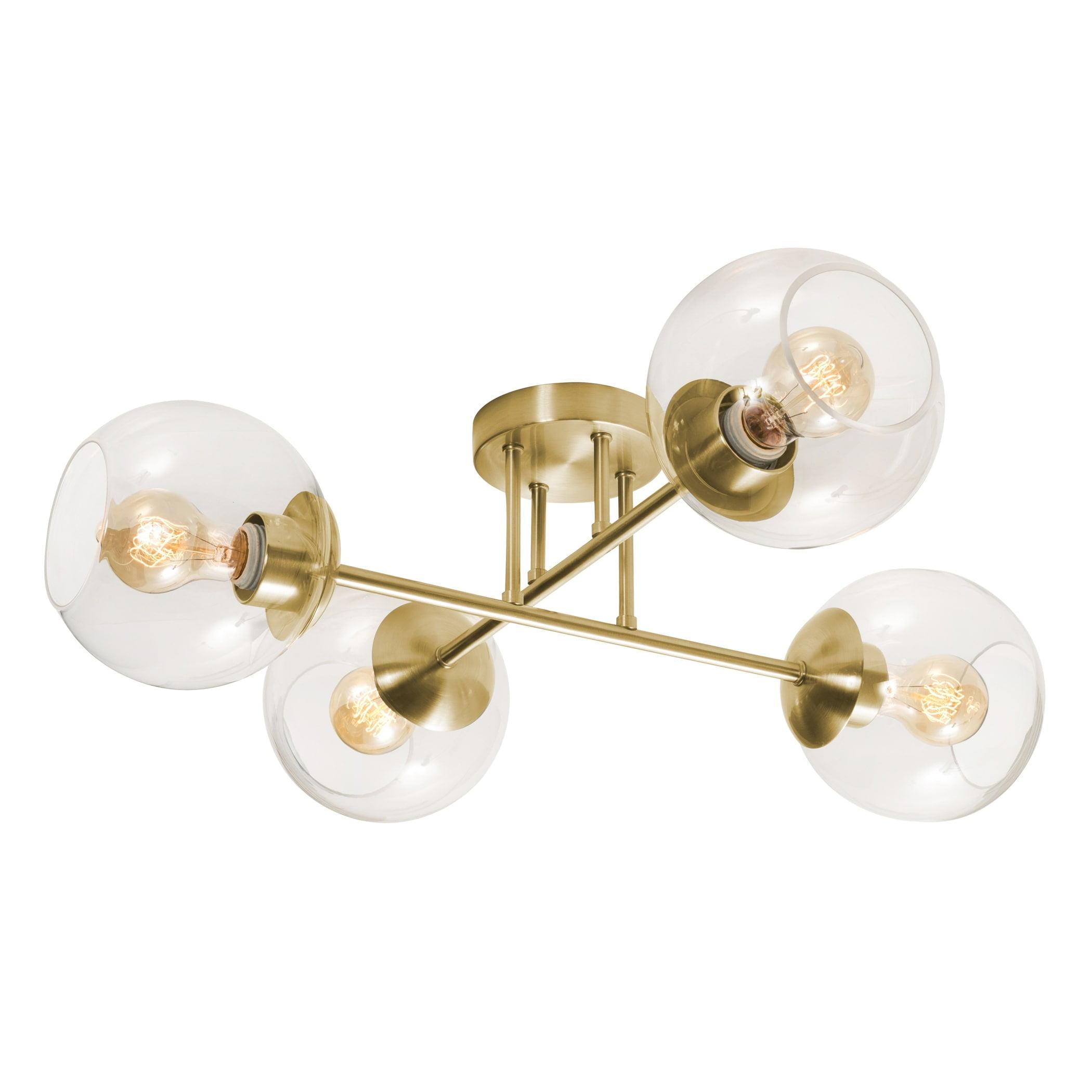 AFX - Jamie 4- Light Ceiling Semi Flush in Contemporary-Modern-Transitional