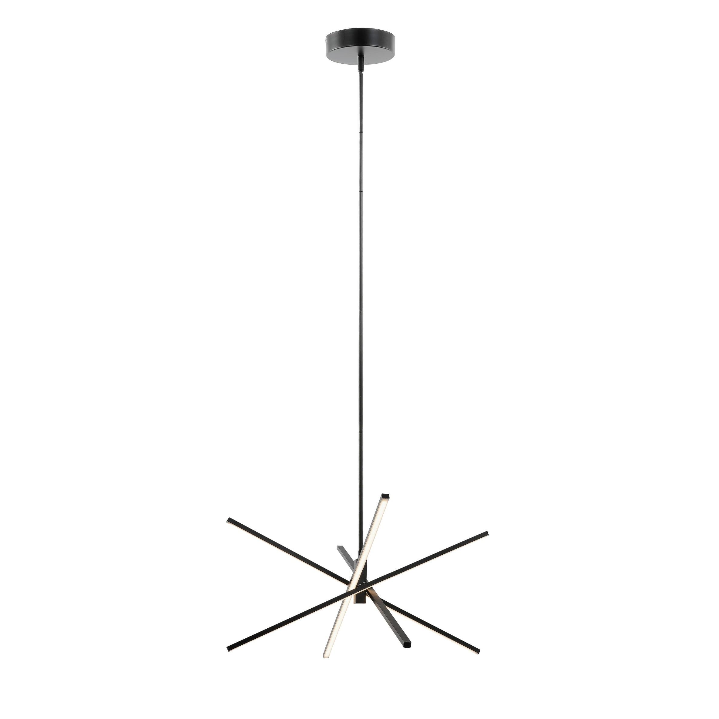 Afx Jaxp24l30d1 Jaxx 24" Wide Led Sputnik Chandelier - Black