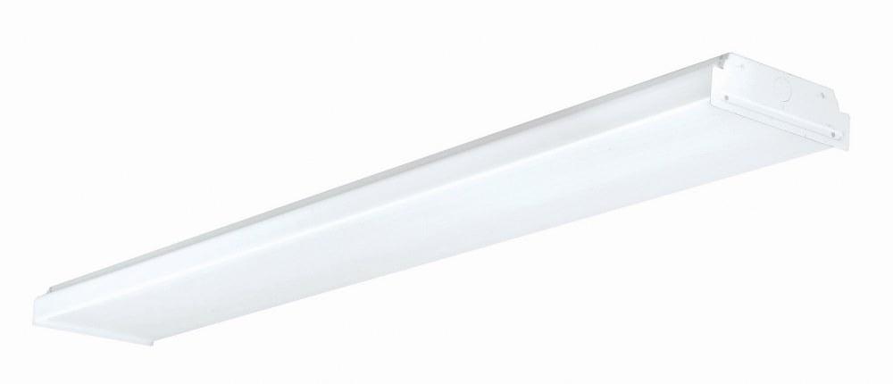 AFX  Wrap 24-inch White LED Flush Mount with Frosted Clear Diffuser TRIAC/ELV Dimmer