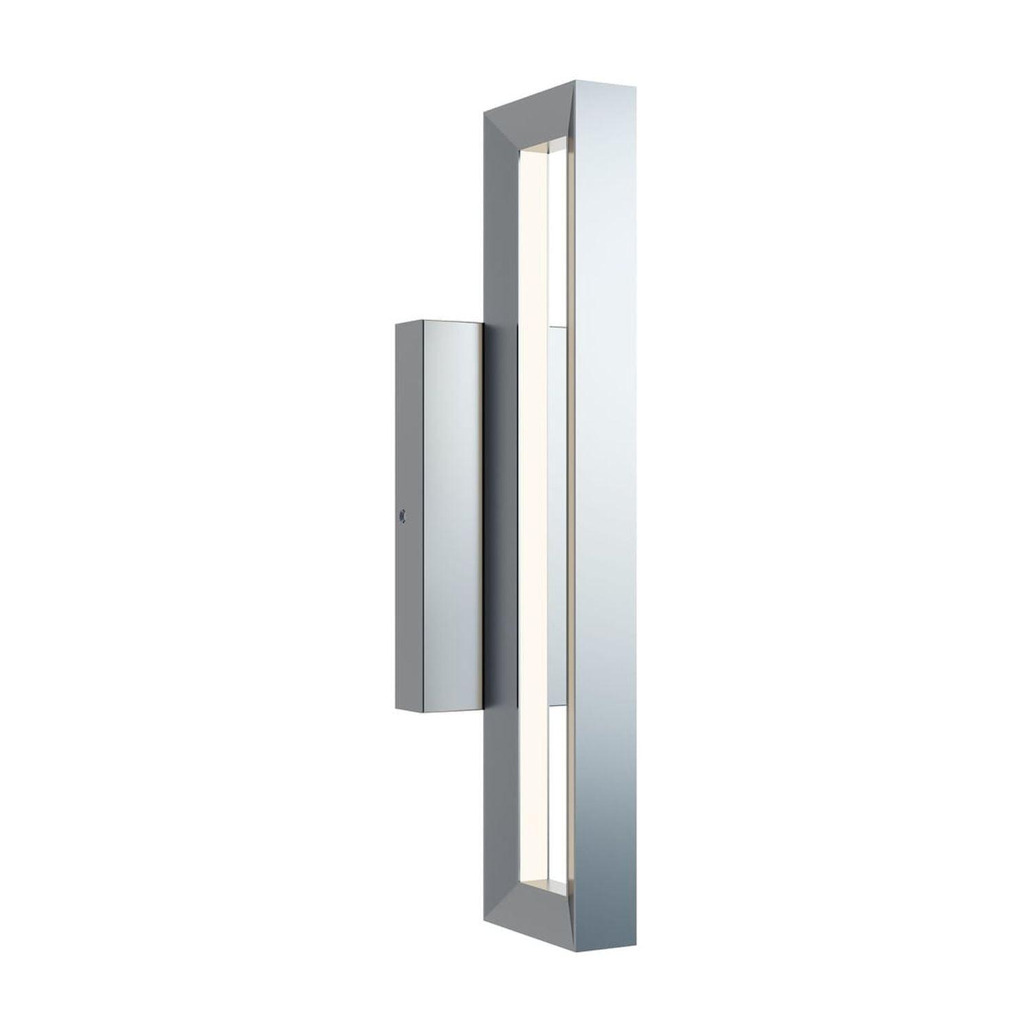 Liam 18" Painted Nickel LED Outdoor Wall Sconce