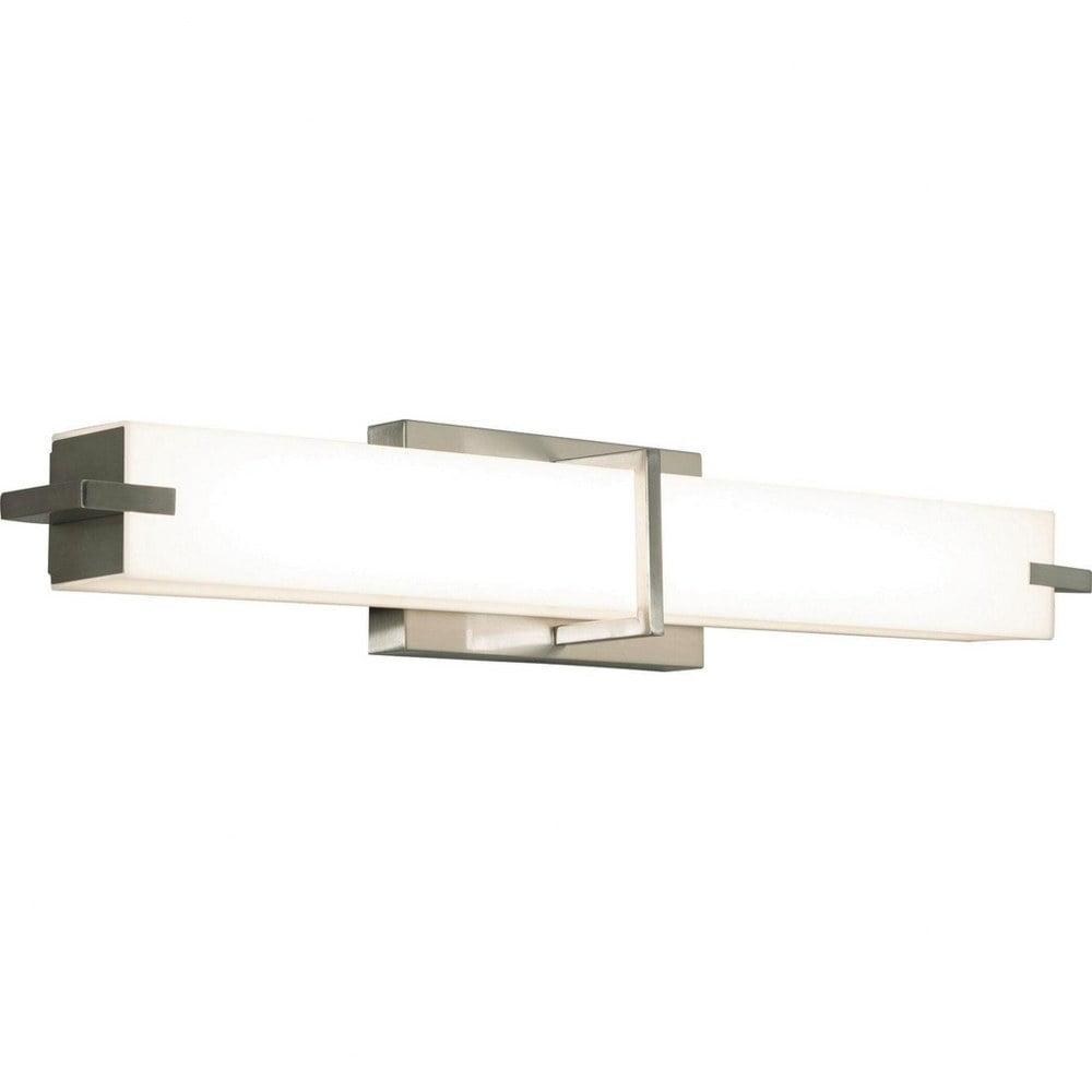 Satin Nickel 24-Inch Dimmable LED Vanity Light