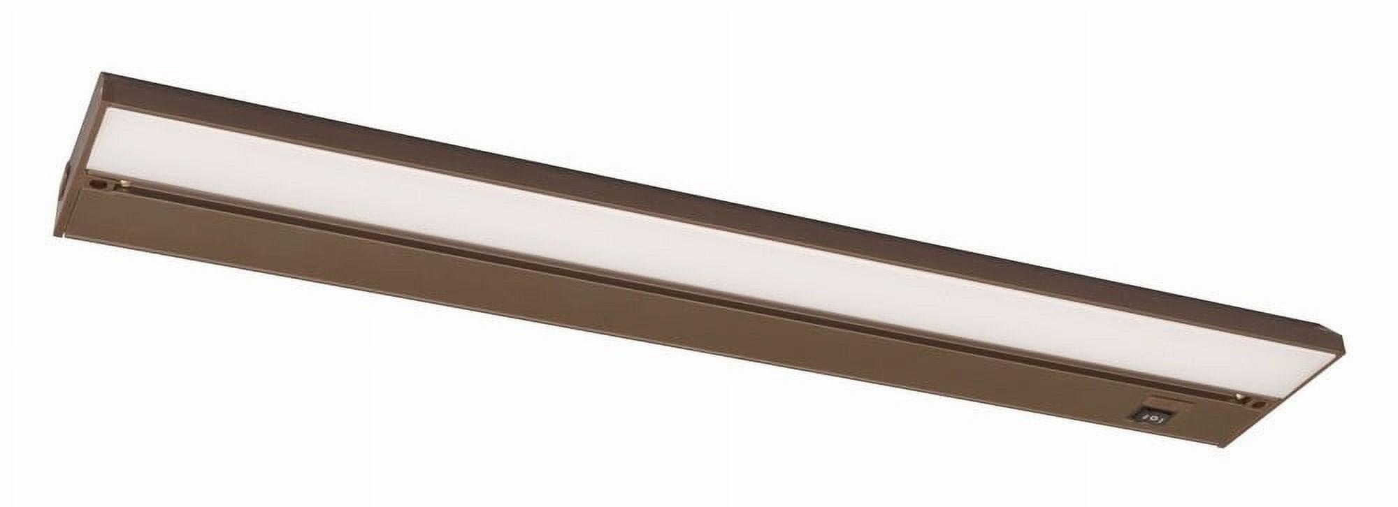 AFX Noble Pro 22-inch Oil-Rubbed Bronze LED Under Cabinet, White Polycarbonate Shade