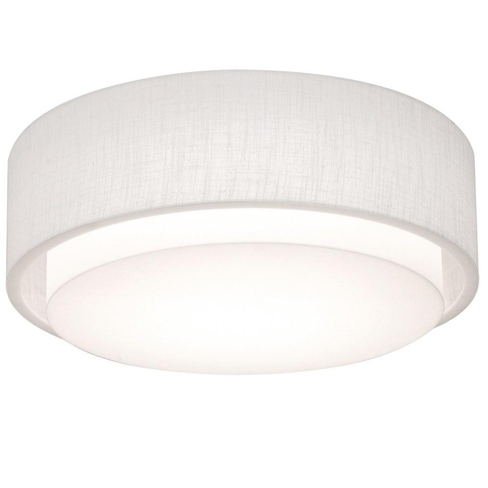AFX Sanibel 2 - Light Flush Mount in  Linen White