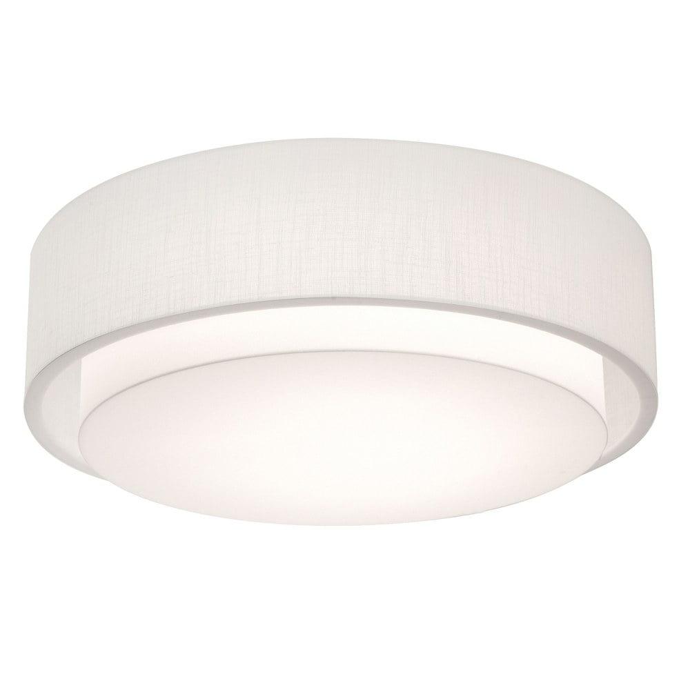 AFX Sanibel 3 - Light Flush Mount in  Linen White