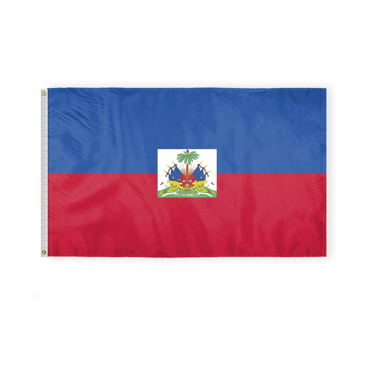 Haiti National Flag 3x5 ft Polyester with Brass Grommets