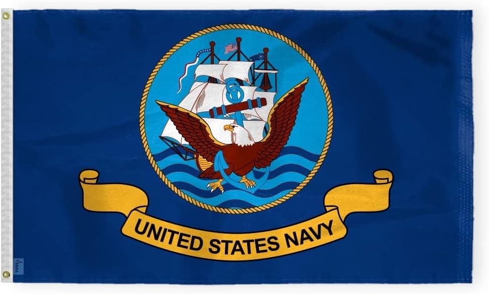 United States Navy 3' x 5' Nylon Outdoor Flag