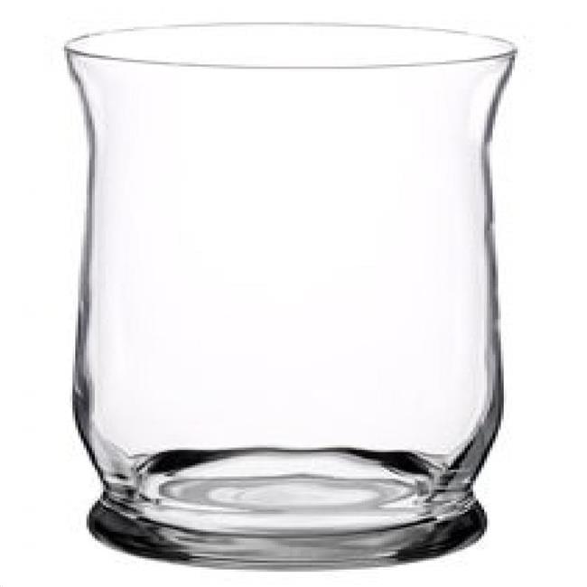 Clear Glass 8-Inch Hurricane Vase