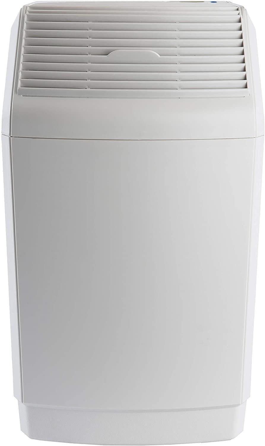 White Large Evaporative Humidifier with Auto Shutoff