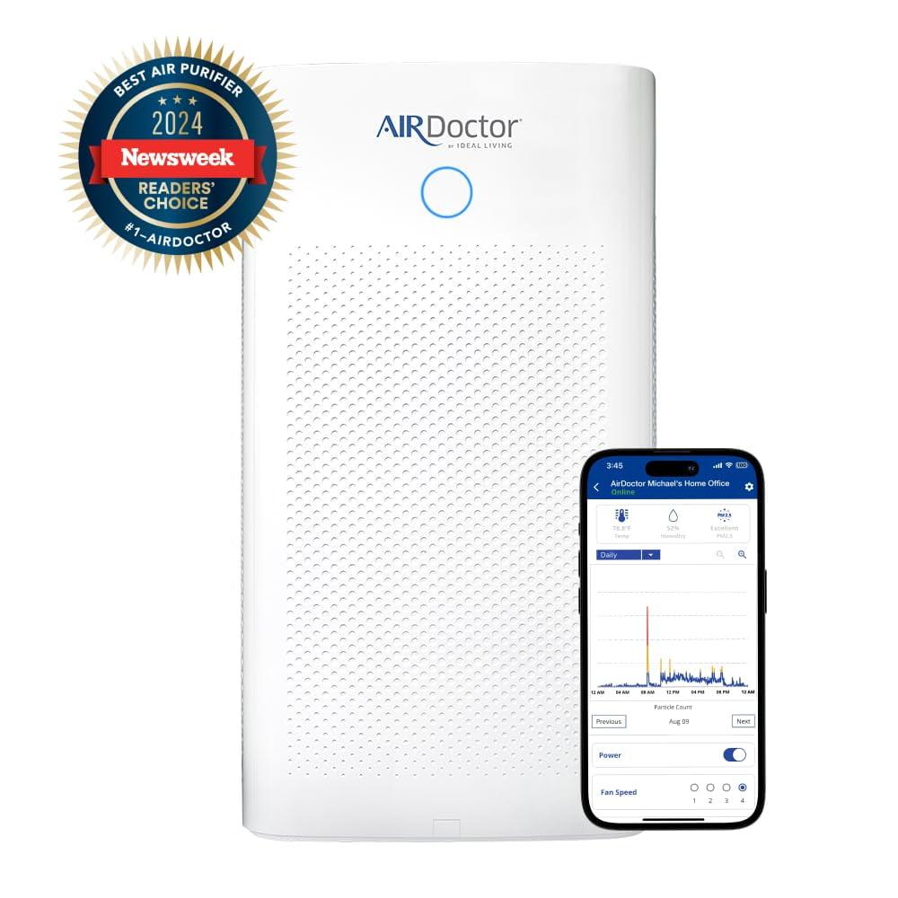 AIRDOCTOR AD5500i Smart Purifier for Extra Large Spaces UltraHEPA Carbon & VOC Filters
