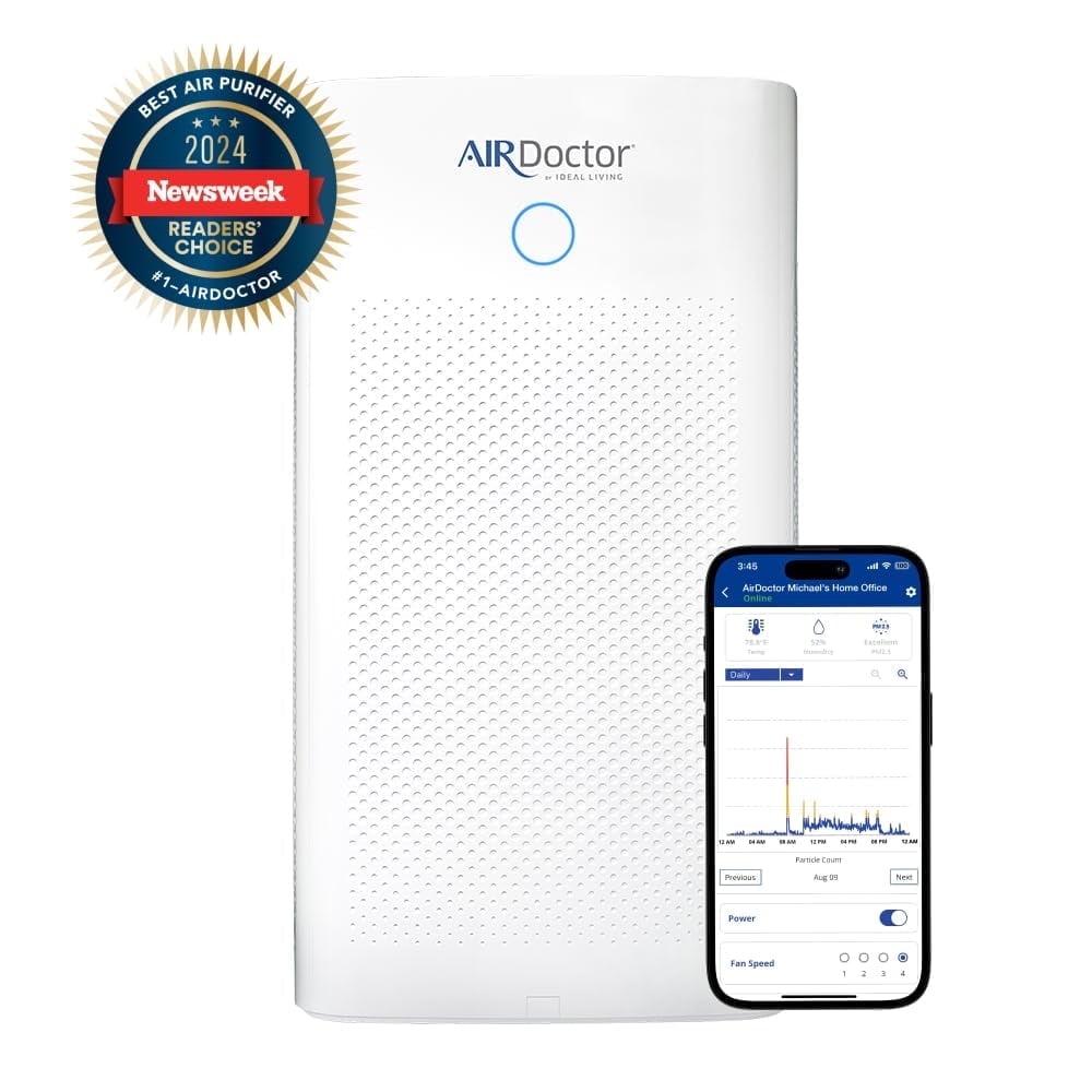 Air Doctor AIRDOCTOR AD5500i Smart Purifier for Extra Large Spaces UltraHEPA Carbon & VOC Filters