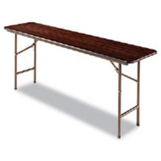 Alera® Wood Rectangular Portable Folding Table