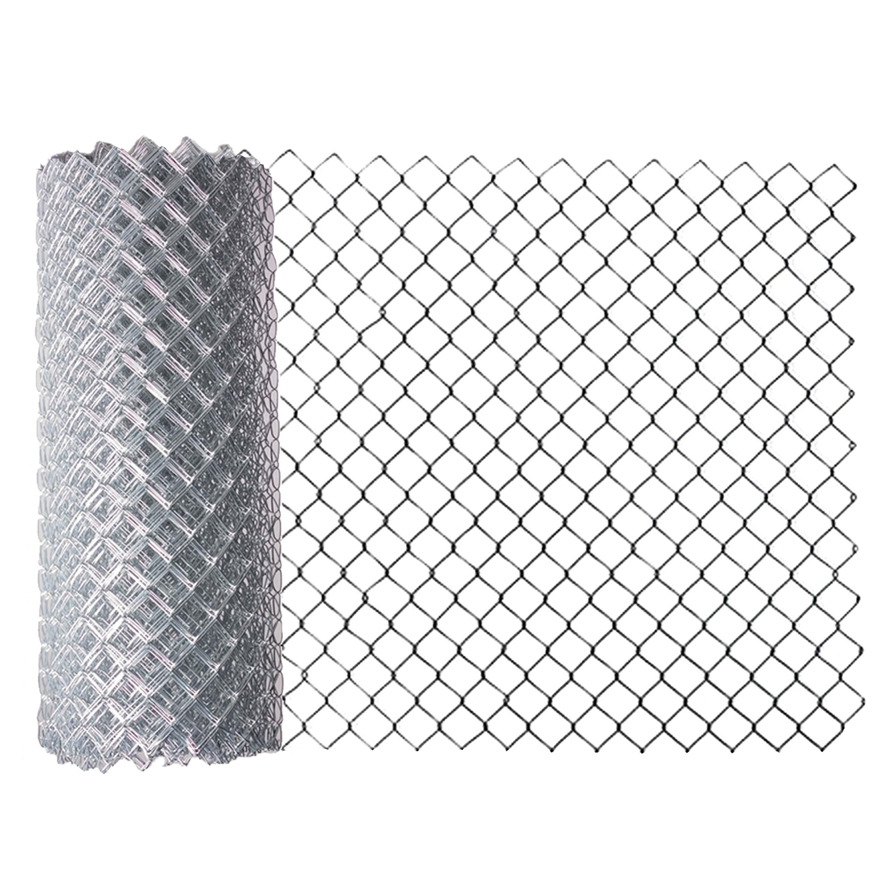 ALEKO Galvanized Steel 4 x 50 feet Roll Chain Link Fence Fabric 11.5AW Gauge