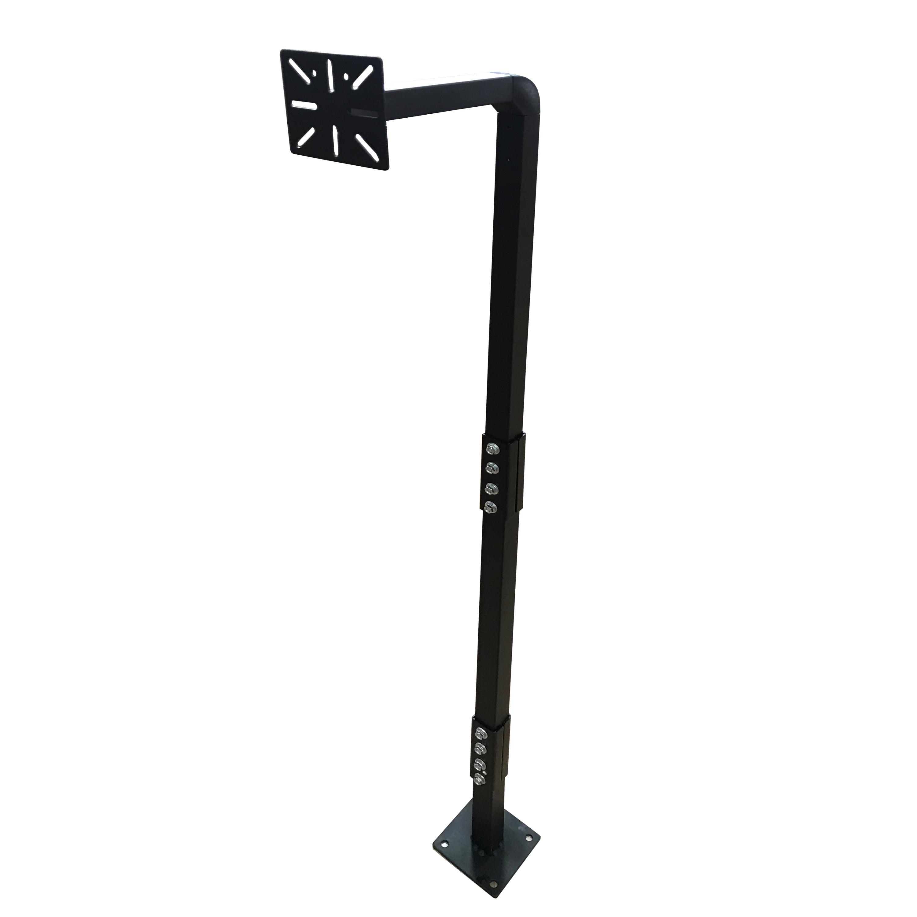 ALEKO Black Iron Universal Keypad Gooseneck Mounting Post