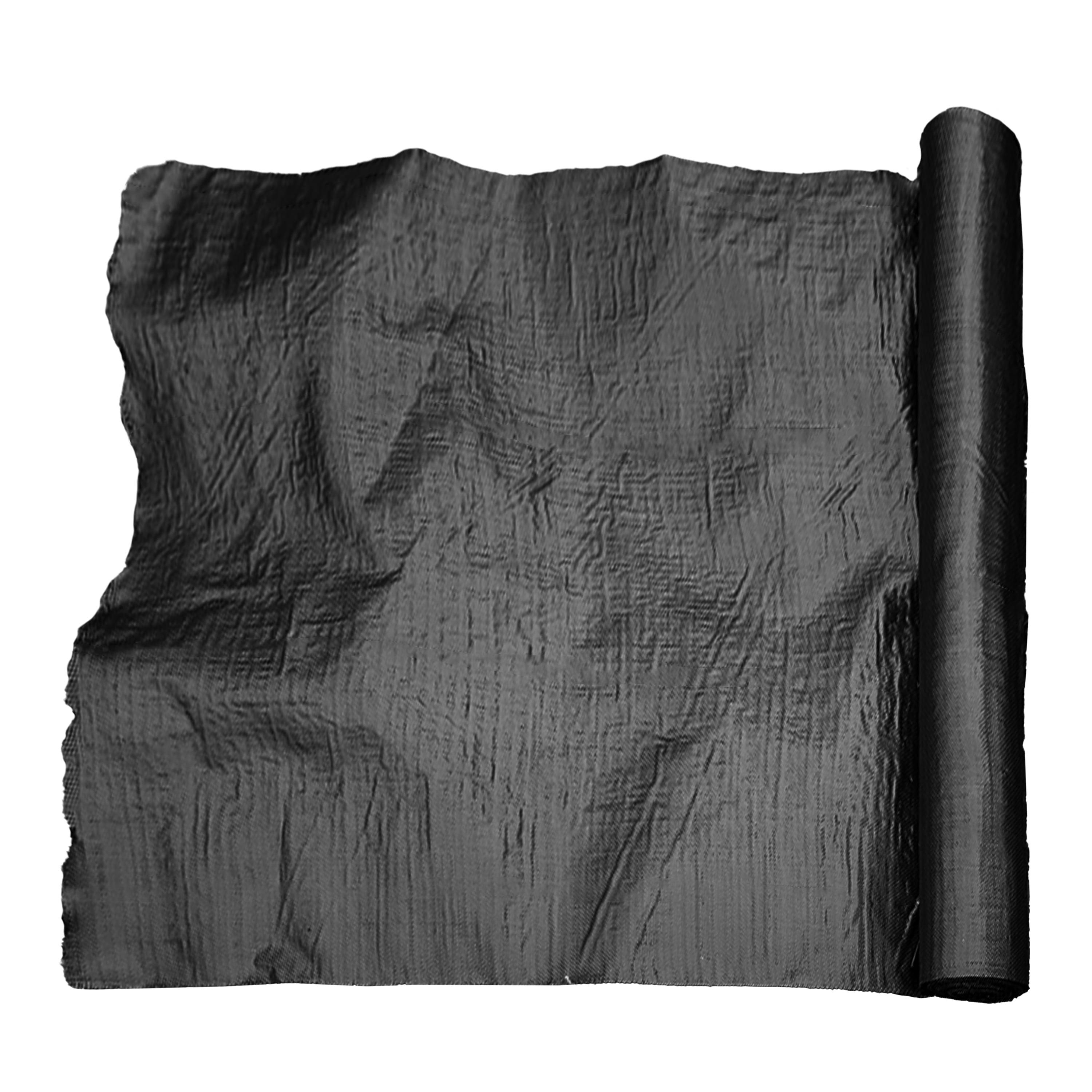 Heavy Duty Black Polypropylene Weed Barrier Fabric 4 x 250 ft