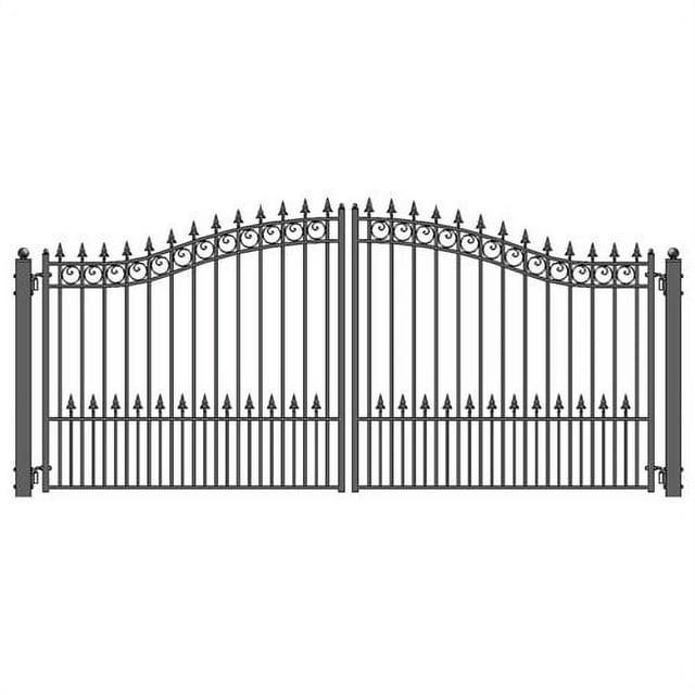 ALEKO Steel Dual Swing Driveway Gate - PRAGUE Style
