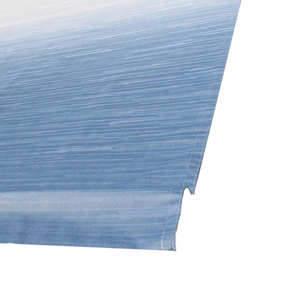 Ocean Blue Fade Vinyl RV Awning Replacement Fabric