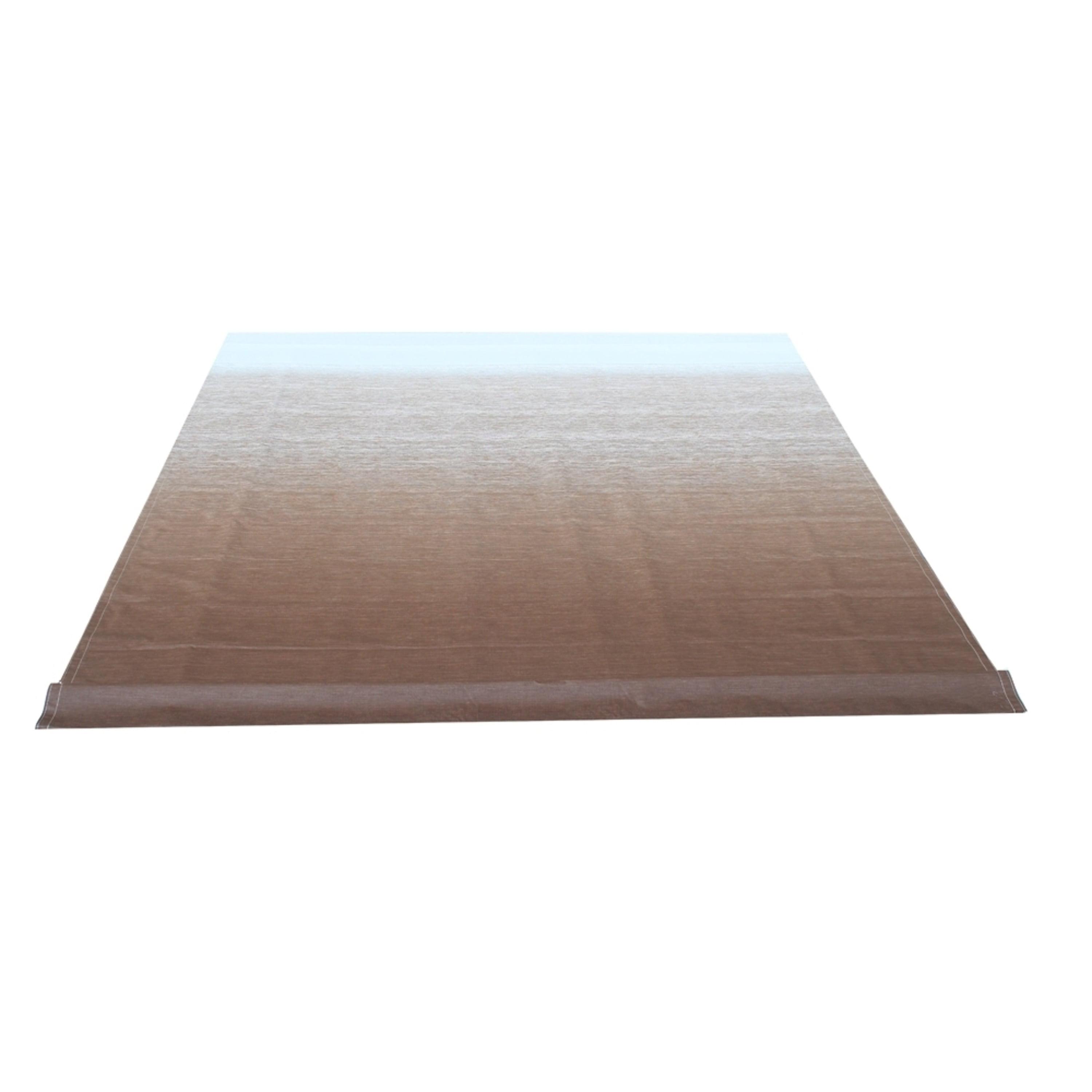 Brown Fade Vinyl RV Awning Fabric Replacement 13' x 8'