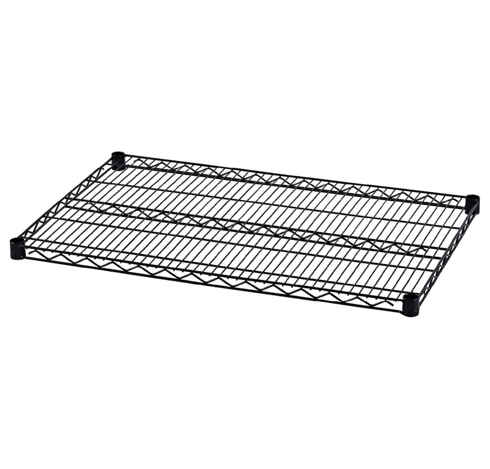 Alera® Two-Shelve 36" W x 24" D Wire Shelving Extra Shelves in Black