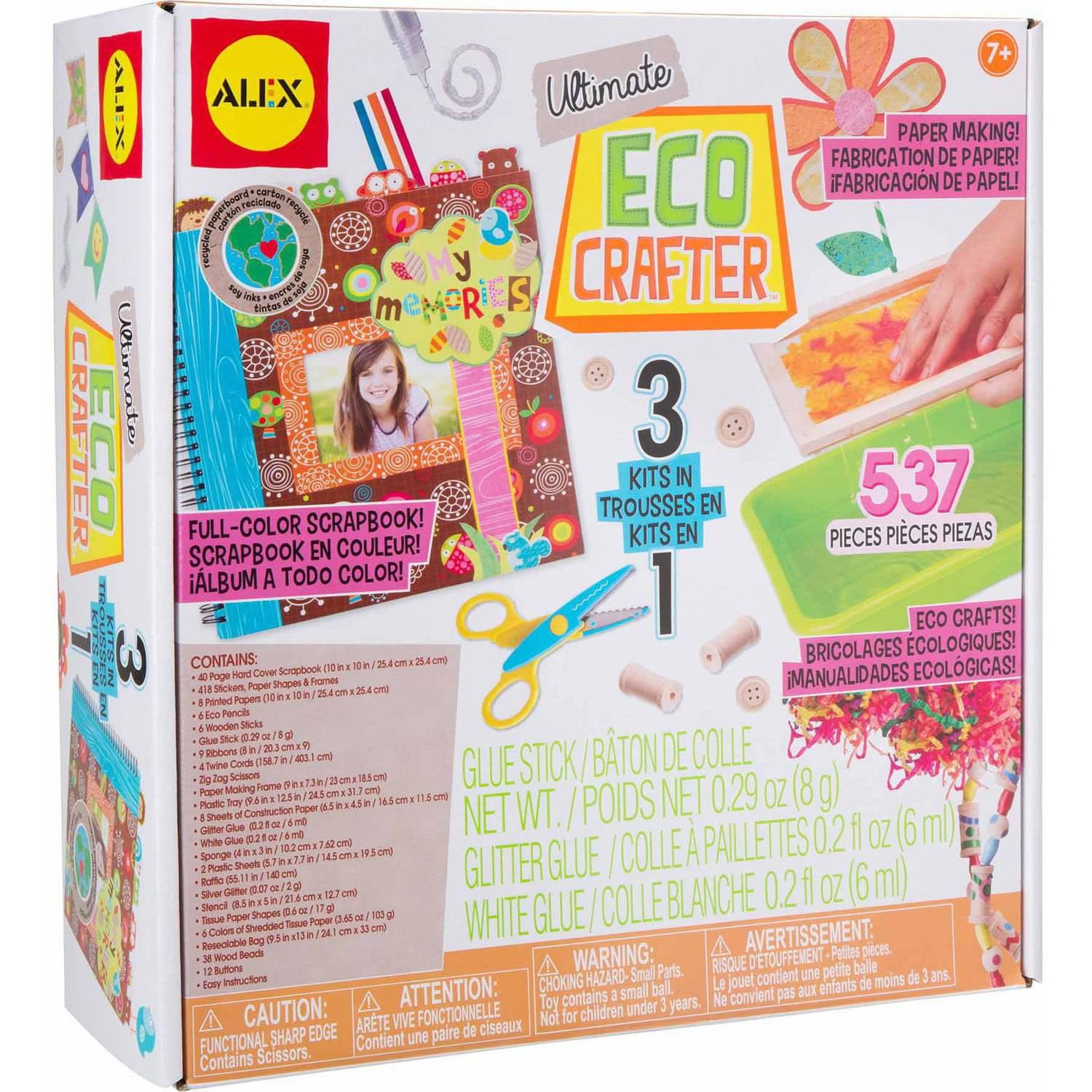 Ultimate Multicolor Eco Crafter Kit with Recycled Materials