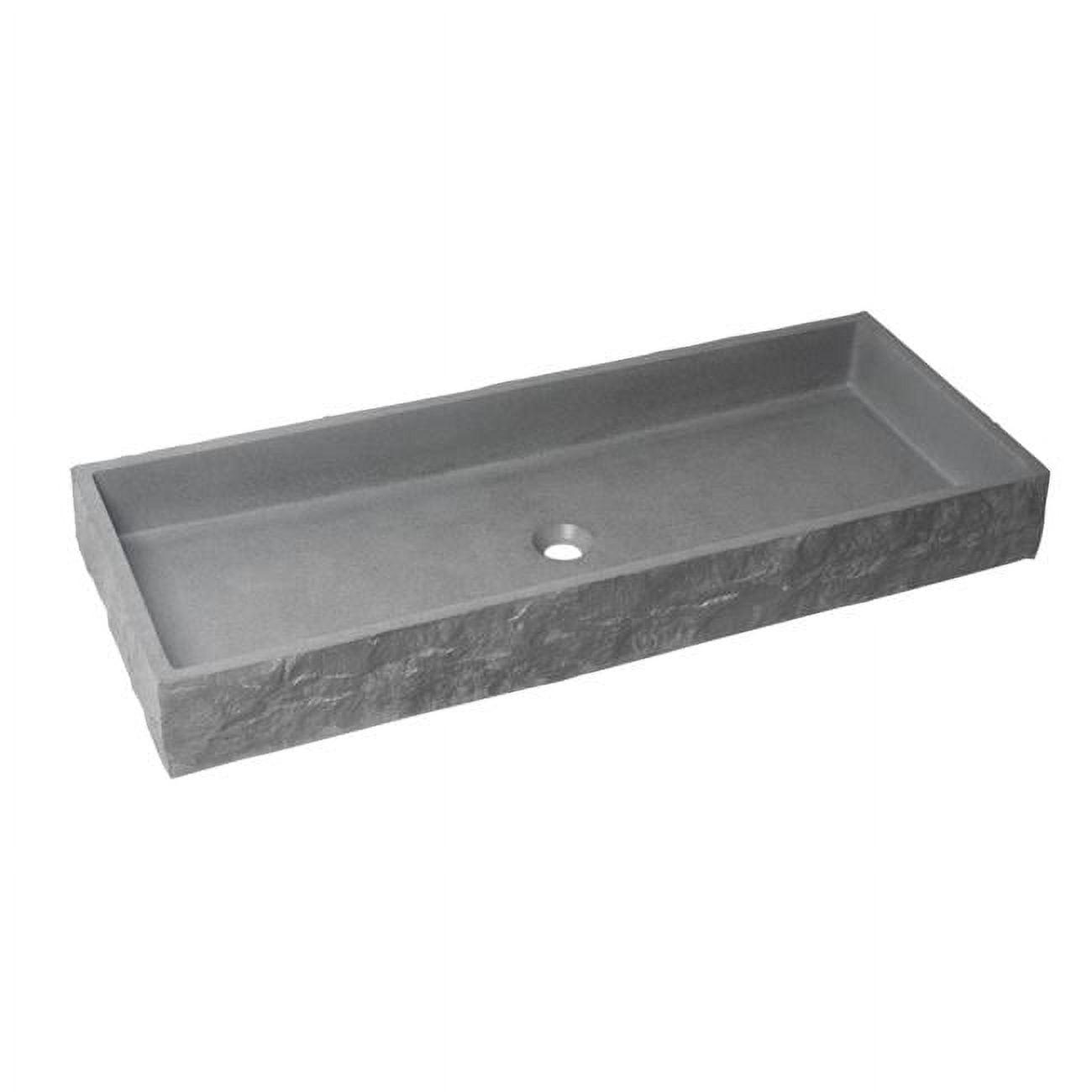 Alfi Brand 15.6'' Concrete Rectangular Bathroom Sink